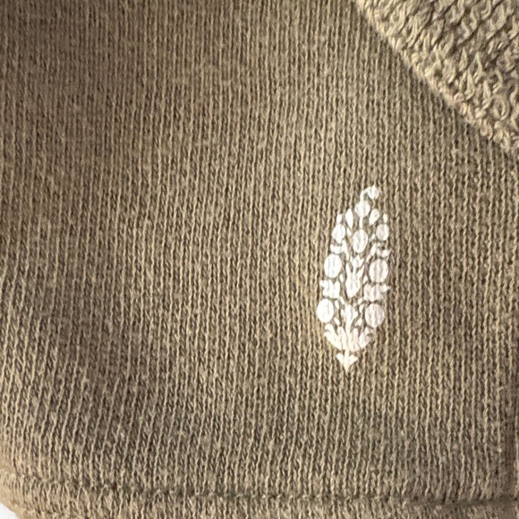 FP Movement by Free People Olive V-Neck Hoodie - Picture 3 of 4